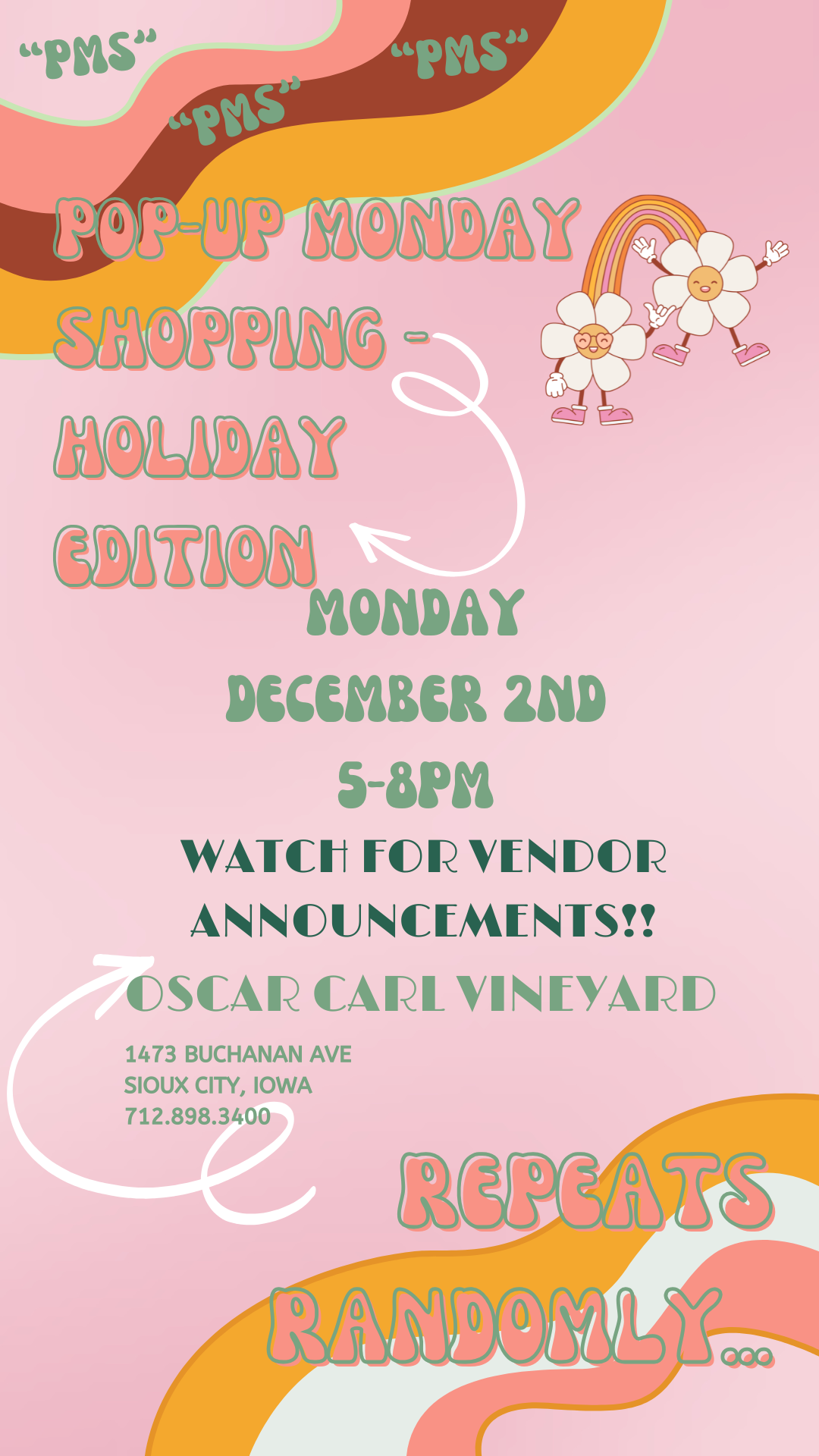 PopUp Monday Shopping Holiday Edition PMS 12.2.2024 Oscar Carl